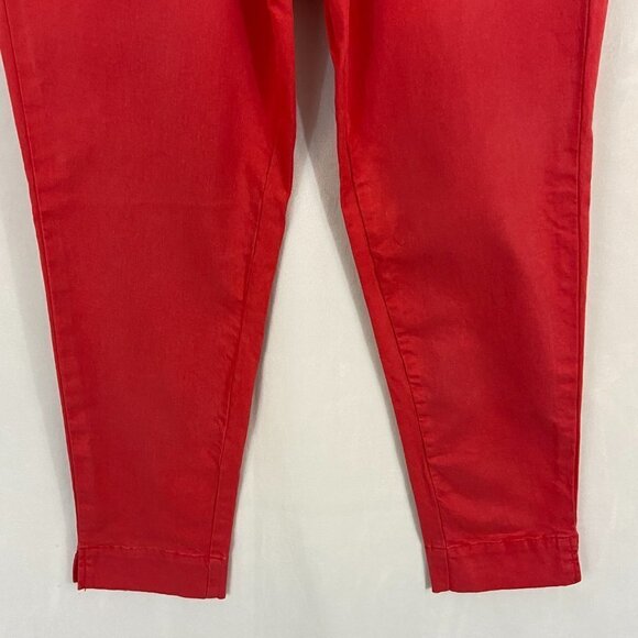 JAG Jeans Women's Size 4 (29 x 26) Mid Rise Ankle Skinny Cropped Coral - Picture 2 of 10